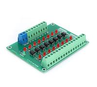 Yechiry Optoacoplador de 8 Canales Convertidor de Señal de Alta Frecuencia para Placa de Conversión de Voltaje de Nivel PLC 3,3 V para Ingenieros
