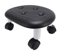 Yechiry Paburas de bajo Rodaje, Taburete de bajo Rodillo, Asiento Ergonómico Enrollable y Pesado con Ruedas Adición Práctica Fácil de Moverse para la Sala de Estar Dormitorio (Black)