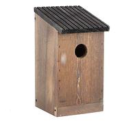 Yechiry Pajarera de Madera Hermosa Caja Nido Colgante para Decoraciones de Jardín Al Aire Libre, Refugios Seguros para Pájaros, 4.7x4.7x9.3in, Entusiastas de los Pájaros, para el Hogar, Madera de