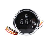 Yechiry Pantalla de Indicador de Digital Marino de 52 Mm con Luz de Alarma Medidor de Nivel de Aceite Confiable para Automóviles, Camiones, Barcos, Motocicletas, Fácil Instalación