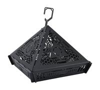 Yechiry Pantalla de Lámpara Hueca de Metal, Cubierta de Luz Decorativa de Pirámide Geométrica, Soporte de Incienso para Acampar, Decoración Elegante para Uso Al Aire, Accesorio de