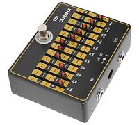 Yechiry Pedal de Efectos de Guitarra Ecualizador de 10 Bandas Modulación Ajustable para Guitarristas Eléctricos Diseño de Metal Duradero 4.7x3.7x1.5in