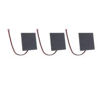 Yechiry Pequeños Paneles Solares 3 Juegos Profesionales de Alta Eficiencia 1W Silicio Monocristalino para Proyectos de Ciencia Escolar Kits de Bricolaje