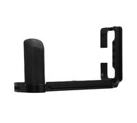 Yechiry Placa L de Liberación Rápida con Empuñadura Manual para XT3 DSLR, Soporte de Estabilizador de Cámara con Diseño Hueco Arca Compatible con Accesorios de Estabilizador de Trípode (Black)