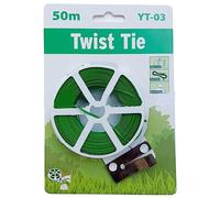 Yechiry Plant Twist Tie Alambre Duradero Verde para Fijar Plantas en Jardines, Invernaderos o Patios, 100 G / 3,5 Oz (50 m/164 pies)