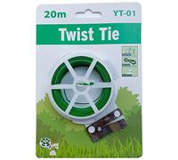 Yechiry Plant Twist Tie Alambre Duradero Verde para Fijar Plantas en Jardines, Invernaderos o Patios, 100 G / 3,5 Oz (20 m/65,6 pies)
