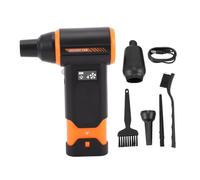 Yechiry Plumero de Aire Eléctrico de 4 Engranajes Ajustable 130000 RPM, Ventilador Turbo Inalámbrico, Soplador de Polvo, Aspirador de Aire Comprimido con Carga Rápida para el Teclado