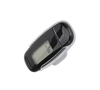 Yechiry Podómetro Contador de Pasos Portátil Pantalla LCD Grande Recargable por USB para un Estilo de Vida Activo Todas Las Edades (Black)