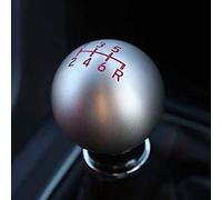 Yechiry Pomo de Palanca de Cambios de Aluminio de Primera Calidad para Automóviles, Palanca de Cambios de Bola Fácil de Instalar para SUV Manuales, 50 Mm, 1 Pieza (5ta marcha #01)