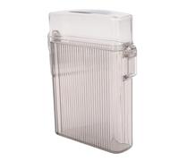 Yechiry Porta Credencial de Identificación a Prueba de Agua, Estuche de Plástico Transparente para Tarjetas de Identificación, Caja para Credencial con Cordón de Silbato, Ideal para Efectivo,