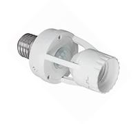 Yechiry Portalámparas con Sensor E27, Portalámparas Activado por Movimiento E27, Adaptador de Bombilla con Sensor con Retardo Ajustable de 10 a 300 S y Sensibilidad a la Luz de 6 M de Distancia de