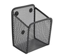 Yechiry Portalápices Magnético, Organizador de Escritorio de Malla Resistente con 3 Imanes Nd Fuertes para Refrigerador, Pizarra, Taquilla, Oficina, Escuela, Hogar (1PC)