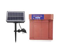 Yechiry Puerta Automática para Gallinero, Puerta Ligera y Duradera con Energía Solar, para Gallinero con Temporizador y Sensor Infrarrojo Antipellizco, Ideal para Gallineros, Patos Gansos (Bronce)