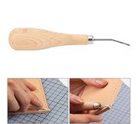 Yechiry Punzón Rombo, Herramienta de Perforación de Cuero, Diseñada Ergonómicamente para Trabajos Precisos en Cuero, de Haya de Acero de 3mm/4mm/5-6mm (cabeza doblada)
