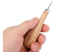 Yechiry Punzón Rombo, Herramienta de Perforación de Cuero, Diseñada Ergonómicamente para Trabajos Precisos en Cuero, de Haya de Acero de 3mm/4mm/5-6mm (Chm)