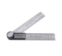 Yechiry Regla Goniómetro Transportador Electrónico con Perilla de Bloqueo, Combinación 2 en 1 para Medición Rápida, 10-390 Mm, Ideal para Entusiastas del Bricolaje
