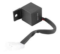 Yechiry Relé Intermitente LED de 2 Pines Hyper Flash Fix para Motocicletas y Automóviles Fácil Instalación ABS Negro Resistente Al Agua 1 Pieza
