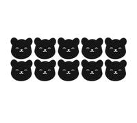 Yechiry Removedor de Pelo para Mascotas, Lindo Diseño Reutilizable de Oso Negro para Atrapar Eficazmente el Pelo de Mascotas en la Lavadora, Paquete de 2 (10 PCS)