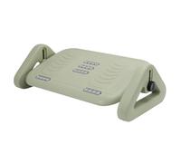 Yechiry Reposapiés, Reposapiés Ajustable Debajo del Escritorio con Parte Inferior Antideslizante y Masaje con Rodillo para Oficina, Hogar, Viajes, Taburete de Plástico Portátil