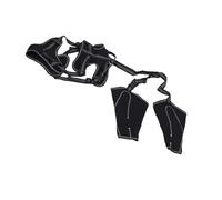 Yechiry Rodillera para, Soporte para Pierna Trasera con Tiras Flexibles para Aliviar el Dolor en Las Articulaciones, Material de Malla Transpirable, Silicona Antideslizante, Hebilla (M)