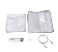 Yechiry Sellador Al Vacío de Mano, Sellador de Bolsas de Succión Fuerte, Caja de Agua Extraíble con Sellos de 30 Uds, Ideal para el Hogar, Viajes y Camping
