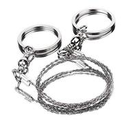 Yechiry Sierra de Alambre de Acero Inoxidable, Herramienta Portátil para Descornar sin Cuernos, Descornador de Ganado y Ovejas con Anillo de Tracción Seguro y Diseño de Cuatro Hilos, Ideal para Ganado