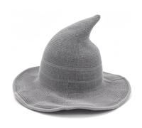 Yechiry Sombrero de Bruja Puntiagudo Plegable para Eventos Temáticos con Atractivo Vintage y Ajuste Cómodo Poliéster 13.78x7.87x7.87in (naranja rojo)