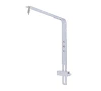Yechiry Soporte de Luz para Pecera Kit de Soporte de Luz para Acuario de Aleación de Aluminio de de Ajustable para Lámpara Colgante Montaje Estable Fácil Instalación para (SILVER)
