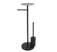 Yechiry Soporte de Pañuelo de Pie de Piso, Soporte de Rollo de Papel Higiénico de Acero Inoxidable, Sostiene Toallas o Cepillos para el Inodoro, Rejilla de Almacenamiento Montada en el Piso para