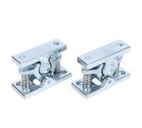 Yechiry Soporte de Puerta de Remolque de Doble Rodillo Duradero de Aleación de Zinc, 2 Piezas de Cierre de Puerta de RV con Resorte para Maquinaria Agrícola, Vehículos Recreativos, Barcos