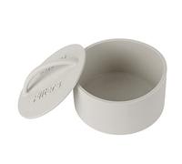 Yechiry Soporte Redondo para Almacenamiento de Filtro de café, Dispensador de Silicona Ligero, Perfecto para Amantes de la Cocina y el café, 6,10 Pulgadas (GRAY)