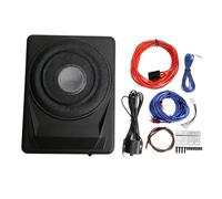 Yechiry Subwoofer para Camión Debajo del Asiento, Amplificador Incorporado, Carcasa de Aleación de Aluminio, Graves Potentes, 10 Pulgadas, Negro