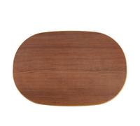 Yechiry Tablero de Madera para Vehículos Recreativos, Tablero Ovalado de Madera Maciza de Durazno, Superficie Lisa y Fácil de Limpiar y Bordes Lijados para Uso en Comedores de Yates,