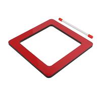 Yechiry Tambor de Mano para Niños Precioso Instrumento de Percusión de Piel de Resina Roja para Educación Musical Infantil 1 Unidad (Tambor de forma especial (cuadrado))