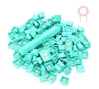 Yechiry Teclas PBT Ergonómicas Resistentes Al Aceite, Juego de 108 Teclas para Teclado Mecánico, Experiencia de Escritura Cómoda, Material Duradero (Cian)