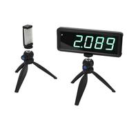 Yechiry Temporizador de Esprints Inalámbrico, Reloj de Carrera por Infrarrojos, Temporizador de Carrera para de Motorcicletas Entrenamiento de Velocidad de Bicicleta