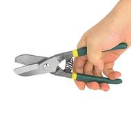 Yechiry Tijeras de Hojalata para Cortar Láminas de Metal, Cortador de Metal y Cortador de Láminas Tipo Alemania, Tijeras Manuales de Corte de Hojalatero de Acero (10 pulgadas)