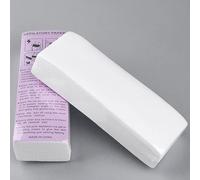 Yechiry Tiras Depilatorias de Algodón Encerado Profesionales, Papel Depilatorio para Mujeres, Piernas, Brazos, Axilas, 100 Tiras Gruesas, Suaves y Cómodas, Ideales para Depilación (Blanco 100PCS)