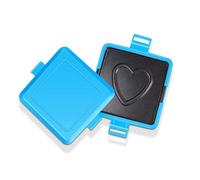 Yechiry Tostada para Microondas Sandwichera Tostadora de Microondas Inalámbrica con Patrón de Corazón Prensa para Panini para Cocinar Desayuno Ahorro de Tiempo Cocina de Tocino (BLUE)