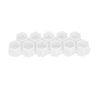 Yechiry Vasos de Plástico para Tinta de Tatuaje, 200 Unidades que Ahorran Espacio, con Hebillas, Perfectos para Trabajos de Tatuaje Profesionales (WHITE)
