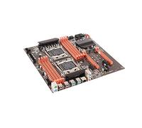 Yechiry X99 Placa Base LGA 2011-3 Doplocke de Escritorio de Doble Toma de la Placa Base con 8 Ranuras DDR4 4 Puertos USB3.0 Compitables con el Chipset X99 E5 V3 V4 CPU para Computadora
