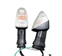 Yecnecty Para Kawasaki Ninja ZX-6R 1000 KLE 500/650 VERSYS Z750S KLR 650 1 Par Lente Blanca Indicador de Dirección Moto Intermitentes Indicador Delantero y Trasero
