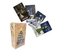 Yedaoiu 12x7CM Navidad Tarot Cartas, 78 tarjetas de tarot, adivinación, predicción fiesta regalos