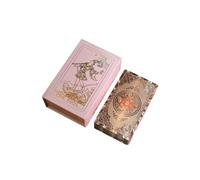 Yedaoiu Cartas clásicas de Tarot de Oro Rosa, Naipes Rosas, lámina Dorada Pet Resistente al Agua, Ilumina tu Camino con Ideas misteriosas, Cartas de Tarot exclusivas para Mujeres