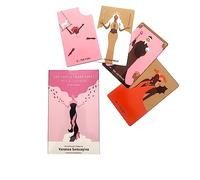 Yedaoiu Cartas de Tarot Rosa de Corazón Suave, Deluxe Pet Impermeable y a Prueba de Arrugas 78 Cartas de Tarot Clásico de Lámina de Oro, Rosa (12 * 7CM),Rosado