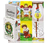 Yedaoiu Tarjetas de tarot de 12 x 7 cm, juego de cartas de tarot y libro para principiantes, cartas de tarot con significados en ellas