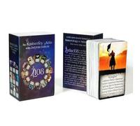 Yedaoiu The iN2IT Zodiac 108 cartas del tarot con libro guía para contar el juego