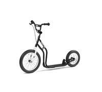 Yedoo Two - Patinete infantil para niños a partir de 6 años, a partir de 120 cm de altura, con neumáticos de aire 16/12, para niñas y niños, altura ajustable con soporte y elementos reflectantes