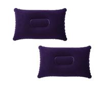 YEDOUALE Cojines inflables ultraligeros 2 Unidades para Camping, Playa y Viaje en avión, Almohadas Impermeables con inflado rápido y diseño ergonómico para Vacaciones