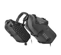 YEDWEW Bolsa Trasera para Motocicleta Lateral para Alforja De Motocicleta, 18L/28L/48L, Bolsa De Viaje para Guardar Equipaje De Montar En(Black-18L(9L-2 pcs))
